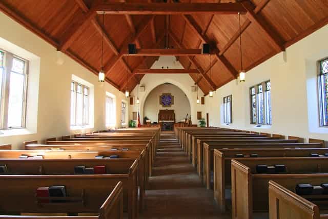 empty church